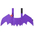 Paarse huisdier vleermuis vleugels kostuum kat hond, Halloween vilt kleding met bel. - M / Paarse vleugels met belletje