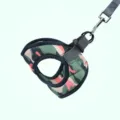 Camouflage pet dog harness and leash set, breathable vest style for small cats and dogs. - Camouflage Pink