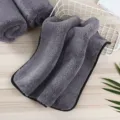 Extra thick microfiber car wash towel, soft absorbent gray cleaning cloth for auto. - 40*40cm / Gray