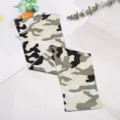 Camouflage ice silk arm sleeves, outdoor UV protection cooling sleeves for summer cycling. - S / Camo Green