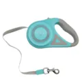 Laisse pour chien retractable LED automatique lumineuse pour animaux avec poignee et crochet. - Anti-Choc Vert Menthe 5M