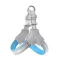 Ademend mesh honden tuigje huisdier borstriem reflecterende wandelriem voor kleine honden - S / Blauw