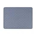 Wasbare grijze huisdierenplasmat met geometrisch gewatteerd patroon, sterk absorberend. - XXS (30x30cm) / donkergrijs