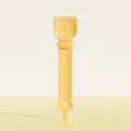 Pet cat strip feeder silicone squeeze spoon, convenient pet feeding tool for daily cat care use. - Style A / Orange