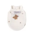 Breathable mesh summer dog vest with cute bear print and woven label, perfect for small pets. - S / Bear Print