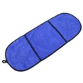 Suave toalla de microfibra para mascotas con bolsillos y huellas, toalla de baño azul - Azul oscuro 23x65 cm