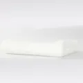 White microfiber cleaning cloth, folded dish towel for kitchen and daily household cleaning tasks. - 40cmx40cm / White
