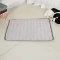 Summer pet cooling mat ice silk mat breathable cooling pad for dogs and cats summer use - Size XL 70×100cm / Gray