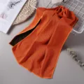 Orange mesh cooling towel for outdoor sports and fitness, breathable and quick-drying ice towel. - 30cm*90cm / Orange