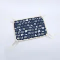 Summer pet cooling mat for dogs and cats with cute cat pattern and lace edge breathable pad - 35×50cm / Blue Cat