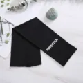 Black ice silk sun protection sleeves, cool cooling arm covers for outdoor sports and cycling. - S / Black