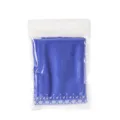 Asciugamano sportivo fitness in microfibra blu ad asciugatura rapida con motivo floreale. - Blu scuro / 40cm x 40cm