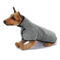 Dog Microfiber Drying Coat Pet Absorbent Bathrobe Quick Dry Towel Apparel for Dogs - XS / Space Gray