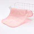 Pink microfiber facial cleansing makeup removal towel soft square face wash cloth for daily use - 20cmx40cm / Nude Pink