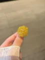 Anello fuoco d'artificio in metallo dorato regolabile chic gioiello moda per donne. - Anello Fuochi d'Artificio (JZ0560A) / Oro
