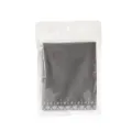 Toalla de fitness deportiva de microfibra de secado rápido con borde de encaje - Gris / 40cm x 40cm