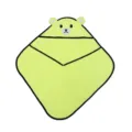 Asciugamano per animali in microfibra design orso giallo, accappatoio per cani e gatti. - Giallo