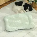 Pet cooling mat 3D breathable ice silk summer pad for dogs and cats comfort rest supply - Size M (40x55cm) / Pale Green