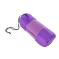 Asciugamano sportivo in microfibra ad asciugatura rapida in sacca a rete viola per palestra. - 80cmx130cm / Viola
