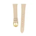 Cinturino di ricambio per orologio in pelle beige con fibbia dorata, design elegante. - Adatto per: quadrante piccolo S4 41 mm / Albicocca latte - fibbia oro