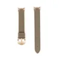 Cinturino per orologio in vera pelle di alta qualita, elegante cinturino grigio con fibbia. - Compatibile con Redmi 4/5/6 / Marrone - fibbia oro rosa