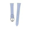 Cinturino di ricambio in pelle blu chiaro con fibbia argentata per orologio da donna, chic. - Adatto per: quadrante piccolo S4 41 mm / Blu - fibbia argentata