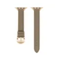 Cinturino in pelle sottile compatibile con Apple Watch color tortora fibbia oro rosa. - 38/40/41 mm - (42 mm Gen 10/11) / Marrone - fibbia oro rosa