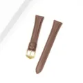 Correa de reloj de cuero marrón para mujer banda de repuesto con hebilla dorada detalle. - Compatible con: GT6/5/4 - esfera de 41 mm (18 mm) / Café-Hebilla Dorada