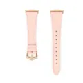 Cinturino per orologio in pelle rosa di ricambio compatibile con smartwatch Huawei. - Rosa ciliegio - fibbia oro rosa
