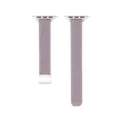 Cinturino per orologio in pelle viola sottile compatibile con smartwatch, fibbia magnetica. - 38/40/41 mm - (42 mm Gen 10/11) / viola taro