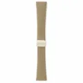Compatible Leather Watch Band Replacement Strap with Magnetic Folding Clasp Taupe 41mm - Applicable: S4 41mm Small Dial / Khaki