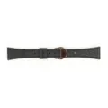 Cinturino per orologio in vera pelle nera con fibbia deployante a farfalla di ricambio elegante - Adatto per: quadrante piccolo S4 41 mm / Nero - chiusura a farfalla oro rosa