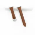 Cinturino in Vera Pelle Marrone per Apple Watch Ricambio Accessorio Classico - 42/44/45/49 mm - (46 mm Gen 10/11) / Marrone chiaro