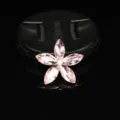 Fleur à cinq pétales en cristal rose marquise alliage DIY détail pour chaussures voiture. - Rose Clair