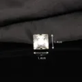 Square glass claw rhinestone crystal gemstone DIY phone case clothing accessories 1.4cm - Square Claw Rhinestone / 14x14mm