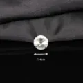 Clear round glass gemstone crystal claw drill DIY phone case clothing accessory 1.4cm - Round Claw Rhinestone / 14x14mm
