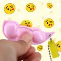 Pink Shy Squeeze Edamame (String with Bead Chain)