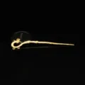 Spilla per capelli fenice stile antico dorato accessorio DIY metallo bastoncino componente - Oro