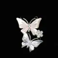 Splendido accessorio DIY farfalla dipinta con strass per custodia di telefono e scarpe. - Rosa