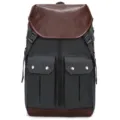 Vintage canvas backpack for men, large capacity waterproof travel computer casual bag. - Gray