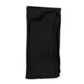 Solid color black nylon breathable mid-tube socks for outdoor sports and daily wear. - S/M / Black