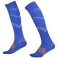 Herren Sport Kompressionsstrümpfe blau laufende Basketball Socken atmungsaktiv feuchtigkeit - L/XL / Blau