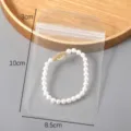 Sachet refermable transparent en PP avec coins arrondis pour le rangement de bijoux. - Modèle #04 / 8.5x11cm