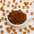 6-8mm glass crystal cube beads transparent loose beads DIY bracelet jewelry making accessories - 6mm (10 Pieces/Pack) / Tan