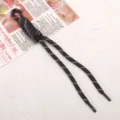 Accessoire de lanière DIY en paracorde noire, corde tressée à la main pour breloques de sac. - 1 Pièce/Lot / Gris