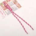 Sangle de laniere en paracorde noeud romain rose fait main DIY pour sacs et accessoires. - Rose foncé