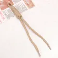 Corda da paracadute con nodo romano macaron per accesorio borsa fatto a mano diy. - Cachi