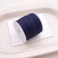 Dark blue nylon cord spools for DIY handmade bracelets, necklaces and craft weaving. - Navy Blue