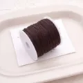 Dark brown No.72 jade thread spool for DIY handmade braided bracelets and necklaces cord. - Dark Brown