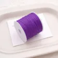 Purple Nylon Cord 72# Chinese Knotting String DIY Handmade Braided Bracelet Necklace 90m - Deep purple
